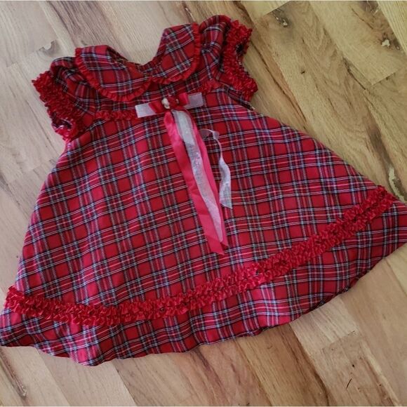 Rare Editions Tartan Plaid Holiday Dress - Picture 4 of 6
